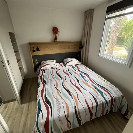 Campsite Del Mar 265, Mobile Excellence, 3 Chambres, 6 Personnes, 2 Salles De Bain, Bord De Argeles-sur-Mer
